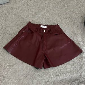 Leather Shorts